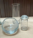 Modular Glass Shelving, Vases And Bottles. - thumbnail 2 of 5