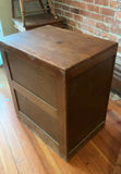 Two Vintage Wood File Cabinets - thumbnail 6 of 8