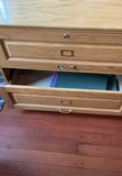Pair Of Horizontal Wood File Cabinets - thumbnail 4 of 5