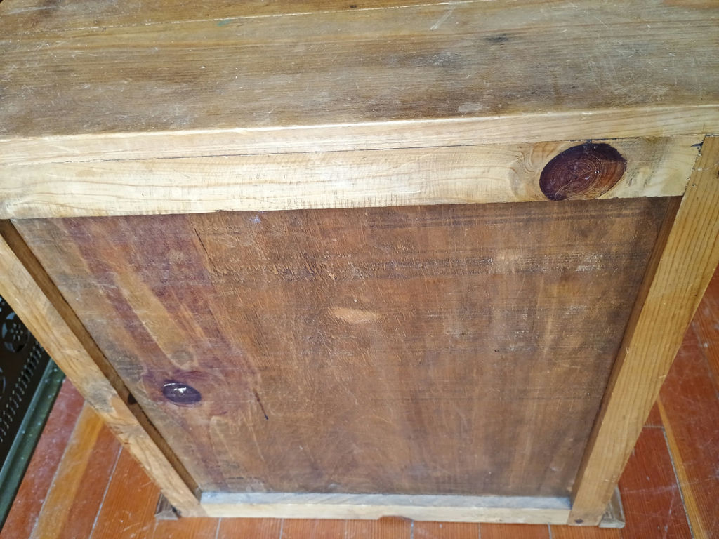 Vintage wooden cabinet and chair - image 8 of 8