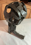 Metal Sculpture of a head - thumbnail 3 of 4