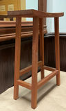 Two Unique Solid Wood Barstools - thumbnail 2 of 8