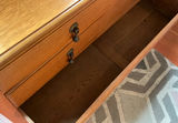 Vintage Oak Dresser With Mirror - thumbnail 7 of 8
