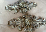 Vintage Metal Ornate Cabinet Pills, Wall Sconces - thumbnail 6 of 6