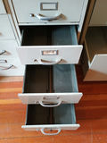 Two vintage Library metal file cabinets - thumbnail 5 of 7
