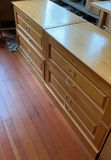 Pair Of Horizontal Wood File Cabinets - thumbnail 2 of 5