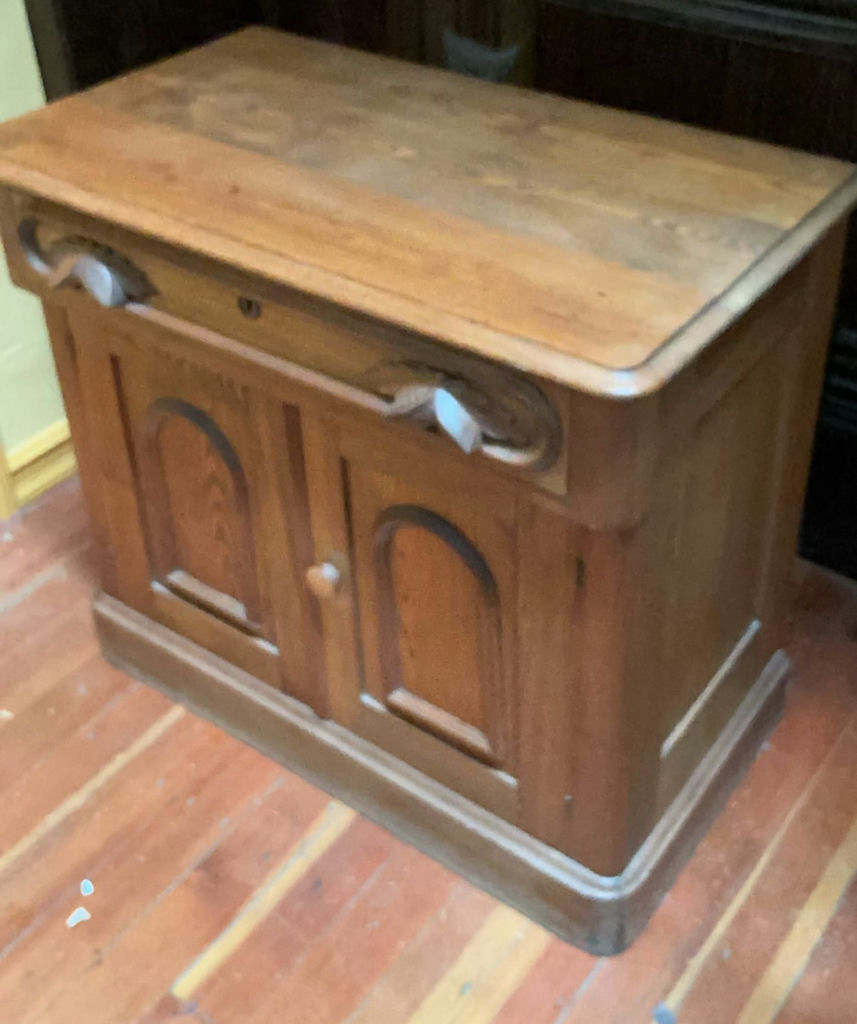 Small VIntage wood cabinet - image 2 of 5
