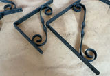 Wrought Iron Decorative Shelf Brackets. - thumbnail 2 of 3