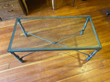 Coffee Table - Metal and Glass - thumbnail 1 of 4
