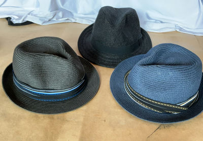 3 Men's Trilby Hats, Corfam Black & White Shoes - Image 1 of 9
