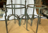 Patina Finish Iron Tall Candle Stickers, Plant Stands - thumbnail 2 of 3