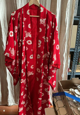 Gorgeous Vintage Silk Kimono. Black Womans Jacket - Image 1 of 9