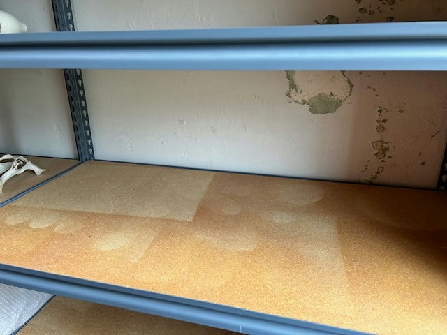 Two Metal and Wood Shelving Units - image 2 of 2