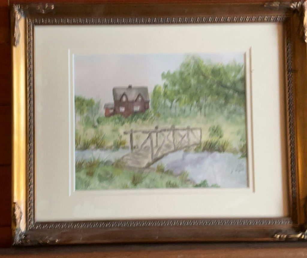 Framed Pastoral Art - image 2 of 3