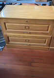 Pair Of Horizontal Wood File Cabinets - thumbnail 1 of 5