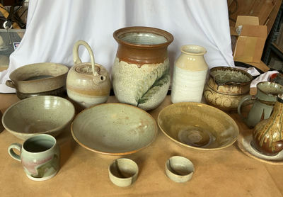 Assortment Of EarthTones Pottery - Image 1 of 8