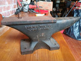 Cast-iron anvil and red bench vise - thumbnail 3 of 3