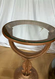 Cast Iron Small table, Large Patina Copper Vessel - thumbnail 4 of 5
