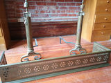 Copper and brass fireplace accessories - thumbnail 2 of 11