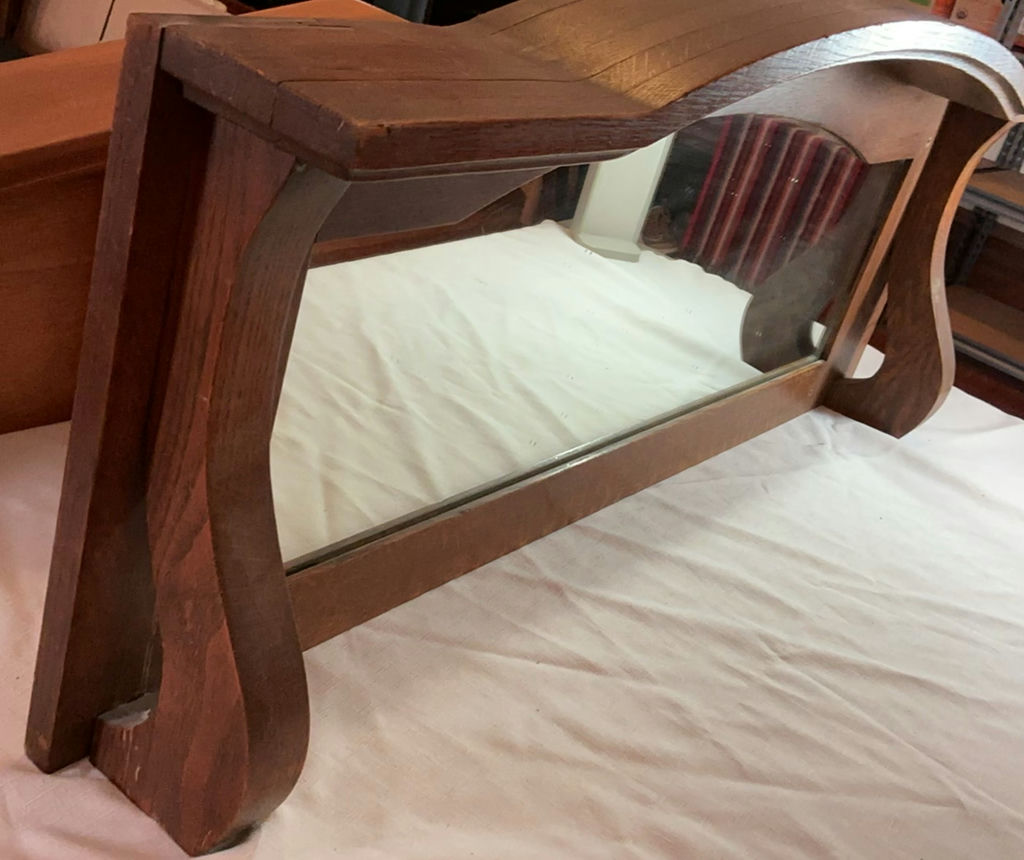 Antique Mantel Mirror - image 2 of 4