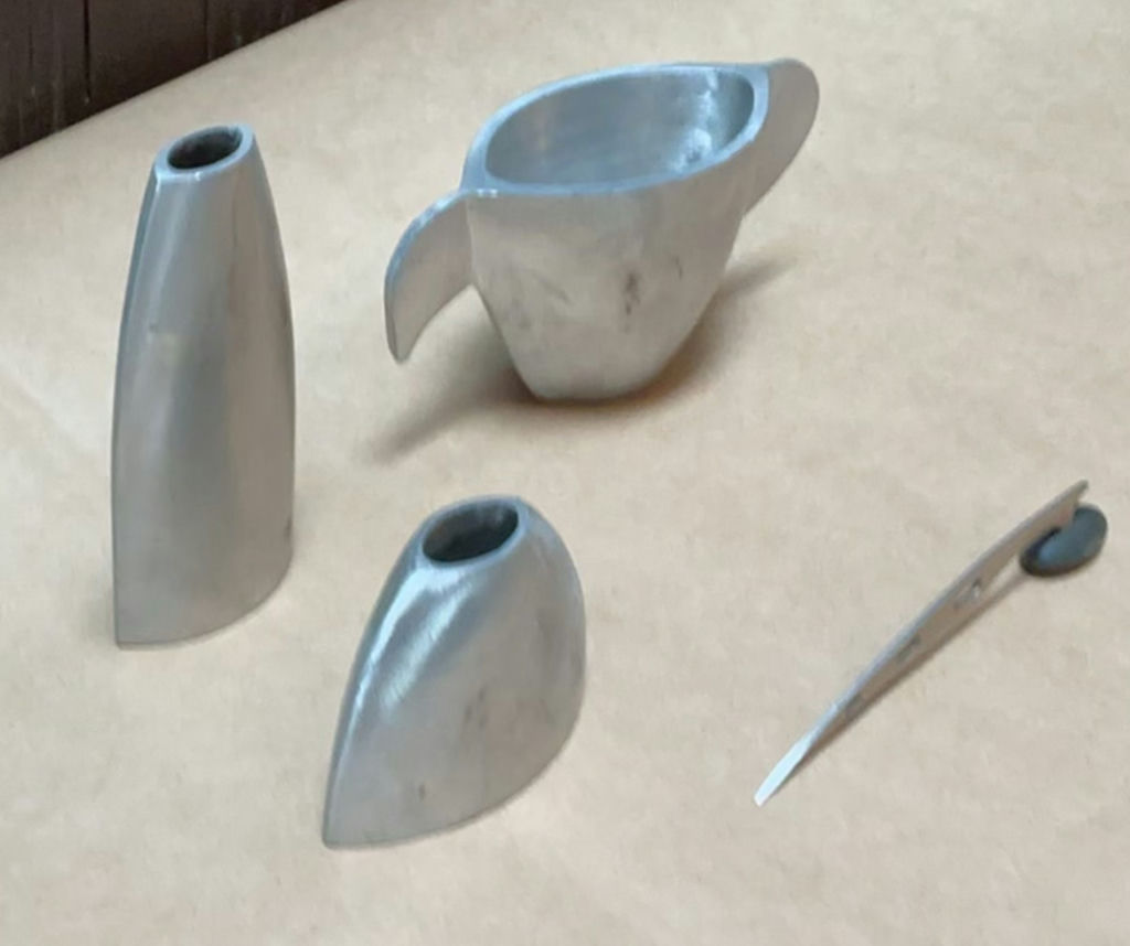 Cast Aluminun Vessels And A Cheese Knife - image 2 of 4