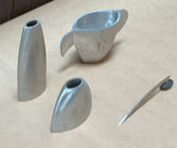 Cast Aluminun Vessels And A Cheese Knife - thumbnail 2 of 4