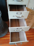 Two vintage Library metal file cabinets - thumbnail 3 of 7