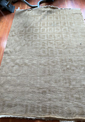 Tan Woven Rug 6x9 - Image 1 of 5