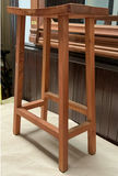 Two Unique Solid Wood Barstools - thumbnail 3 of 8