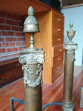Copper and brass fireplace accessories  - thumbnail 5 of 11