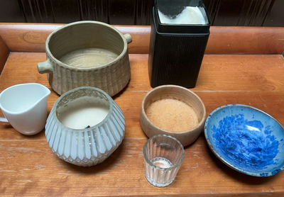 Ceramic Bowls Candles And A Tray - Image 1 of 4