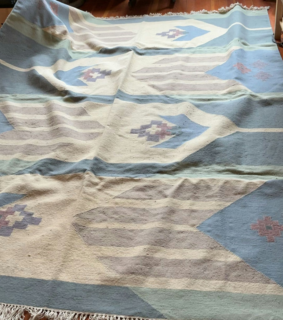 Large South or Central American Area Wool Rug - image 1 of 7