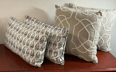 Four Throw Pillows - Image 1 of 4