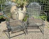 Vintage Wrought Iron Chairs. - thumbnail 1 of 5
