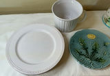 Teal Floral Ceramic Dinnerware Set - thumbnail 7 of 8