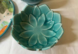 Teal Floral Ceramic Dinnerware Set - thumbnail 2 of 8