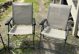 4 Folding Patio Chairs - thumbnail 3 of 4
