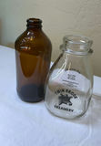Small Milk Bottles, Cut Glass Creamer - thumbnail 4 of 5