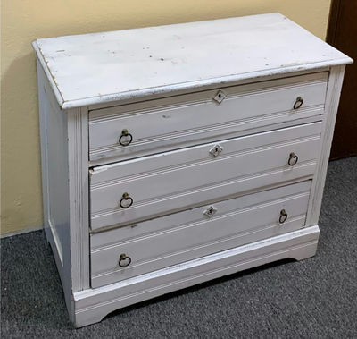 Vintage Shabby Chic Painted Dresser - Image 1 of 7