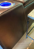 Chocolate Leather Recliner Couch - thumbnail 7 of 8