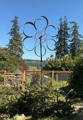 Copper Wind Yard Sculpture - Image 1 of 3
