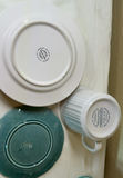 Teal Floral Ceramic Dinnerware Set - thumbnail 8 of 8