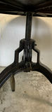 Vintage Cast Iron And Metal Crank Table - thumbnail 5 of 6