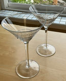 Cut-glass pitcher with two stem glasses - thumbnail 3 of 3