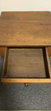 Vintage One Drawer Pine Nightstand - thumbnail 2 of 5