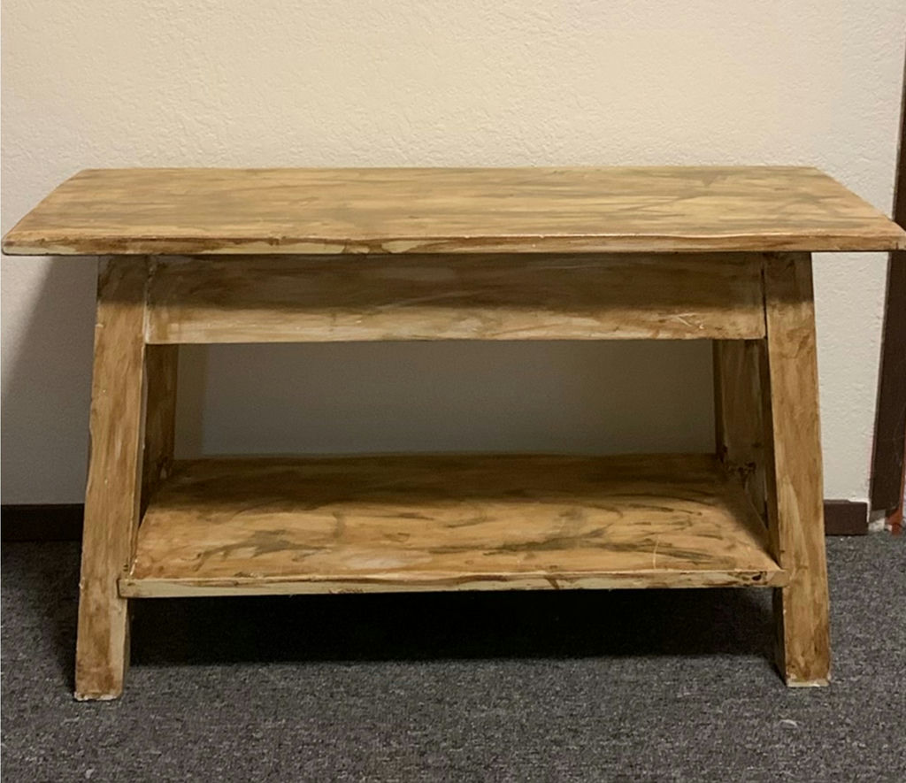 Small Painted Coffee Table Or Bench - image 1 of 5