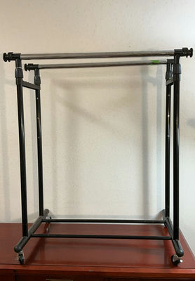 Expandable Clothing Rack On Casters - Image 1 of 4