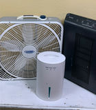 Box Fan, Air Purifier And Small Dehumidifier - thumbnail 1 of 8