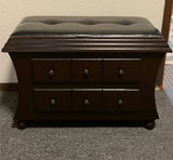 Two Drawer Entry Bench - thumbnail 1 of 4