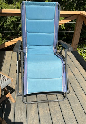 Folding Outdoor Chaise - Image 1 of 4